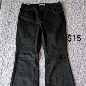 Black Levi Flared Jeans